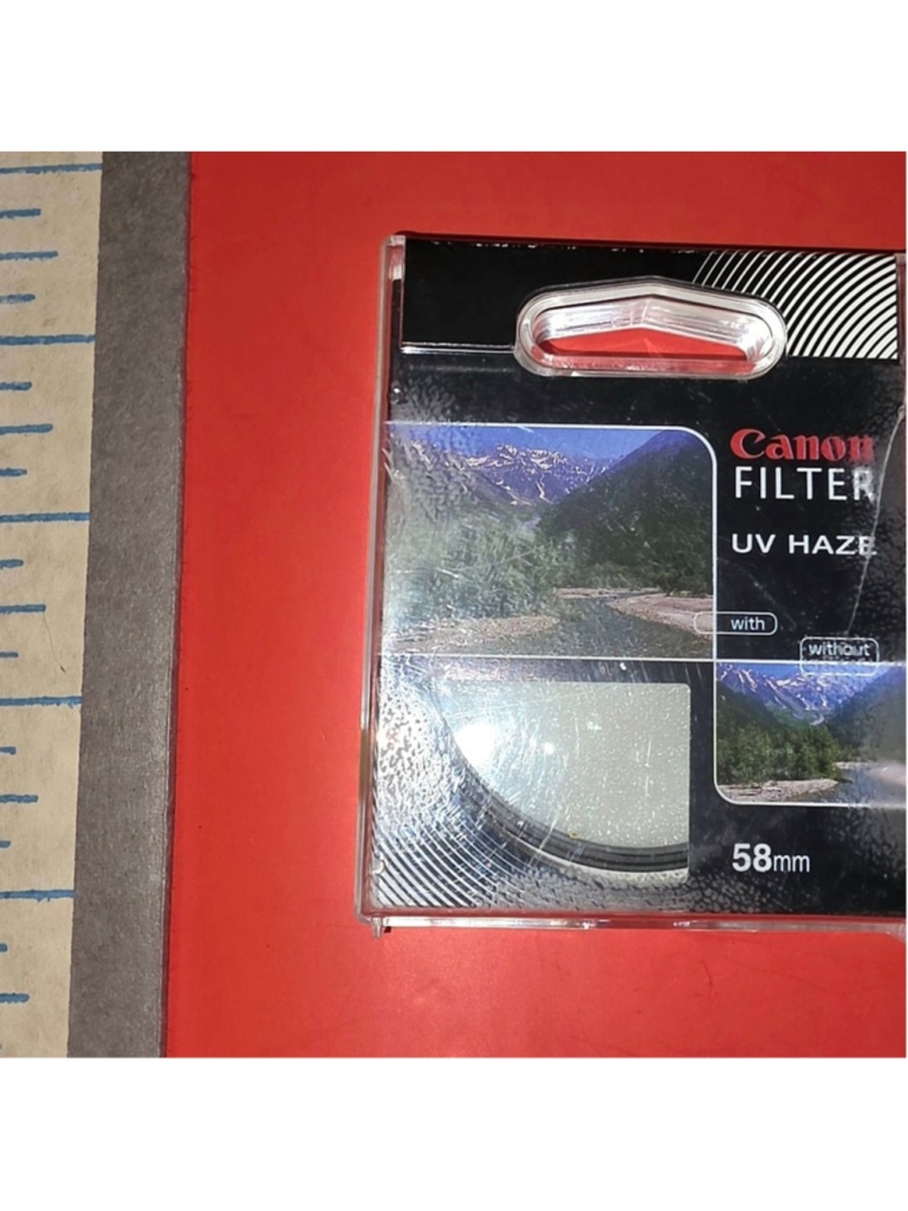 Canon 58MM UV HAZE Filter: Absorbs Ultraviolet Rays, P#7-5801-1 NEW in Package